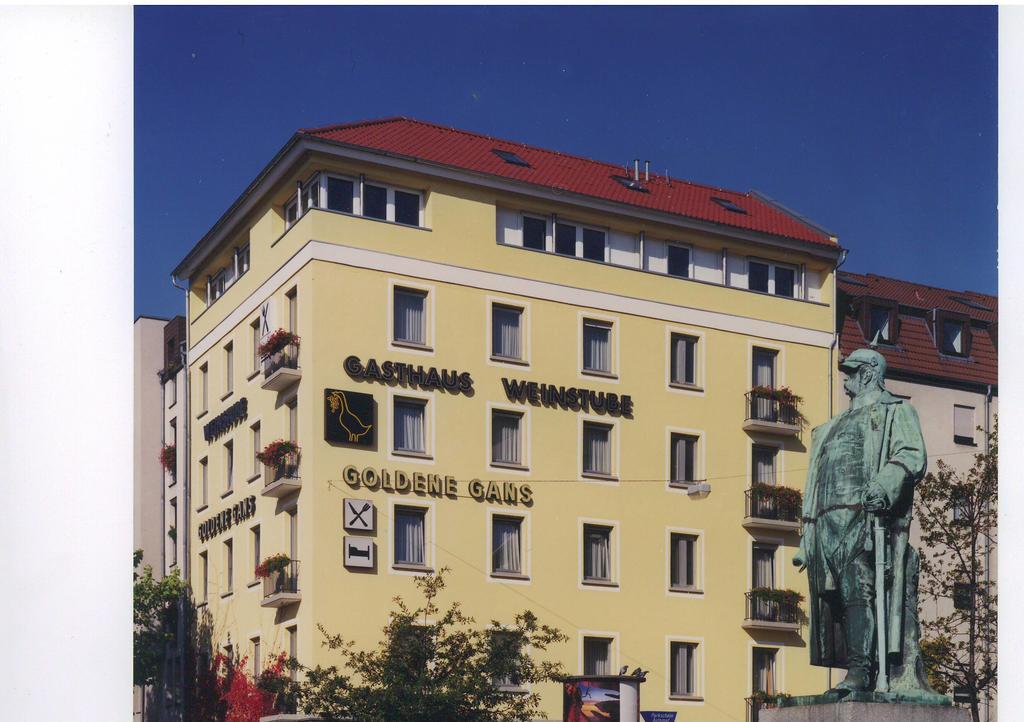 מאנהיים Hotel Goldene Gans מראה חיצוני תמונה